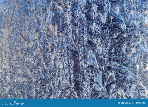 Frost Pattern Background Stock Image Image Of Season 41255687