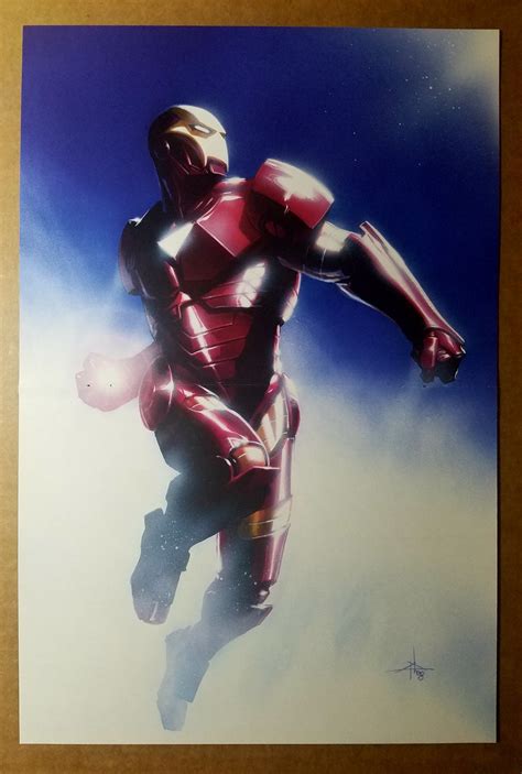 Invincible Iron Man Marvel Comics Poster By Gabriele Dellotto