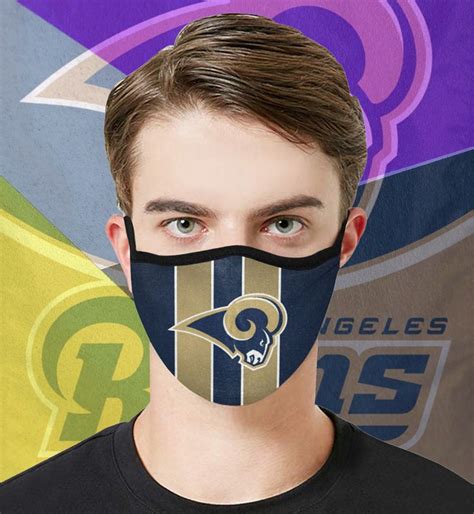 Los Angeles Rams Face Mask V Office Tee Face Mask Los Angeles Rams
