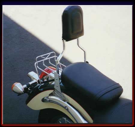 For cobra rigid mount backrests: Honda VT750 Shadow ACE & Deluxe Rear Fender Mini-Rack and ...