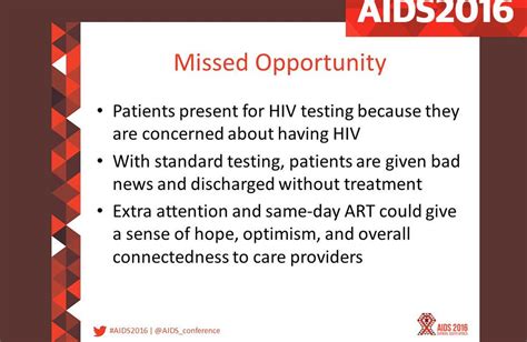 Starting Treatment On The Day Of Hiv Diagnosis Improves Retention And