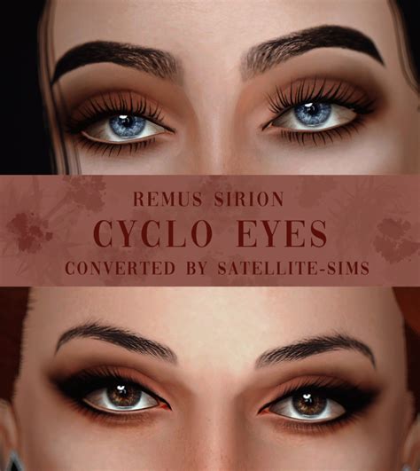 Sims 3 Cc Finds Satellite Sims Cyclo Eyes By Remussirion Unisex
