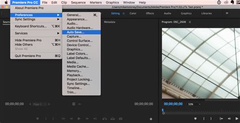 Using the Auto Save Feature in Premiere Pro - FilterGrade