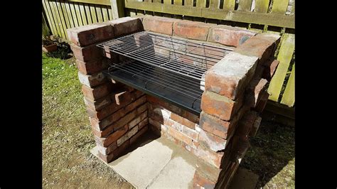 How I Build A Brick Bbq Never Done It Before Youtube