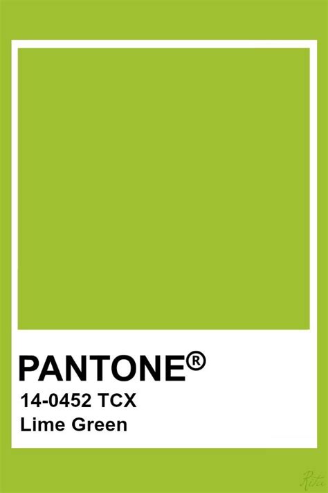 Pantone Lime Green Pantone Color Lime Green Pantone Verde Carta