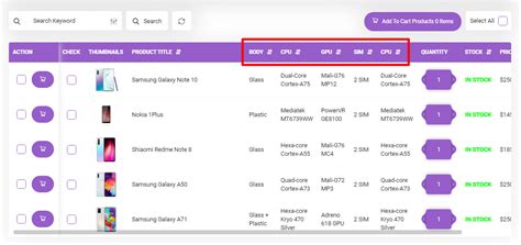 Which Fields Can Be Displayed In The Woocommerce Product Table Columns