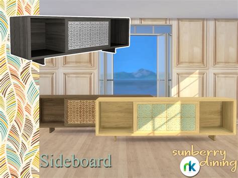 Nikadema Sunberry Sideboard Mod Sims 4 Mod Mod For Sims 4