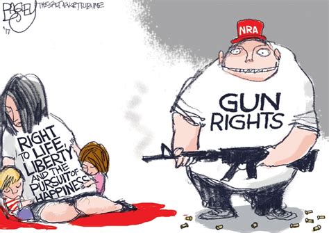Bagley Cartoon Guns Have More Rights Than People The Salt Lake Tribune