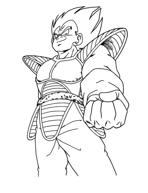 The prince of all saiyans repeatedly refers gogeta, who'd only previously been seen in dragon ball z: Facile dragon ball vegeta periode saiyan - Coloriage ...