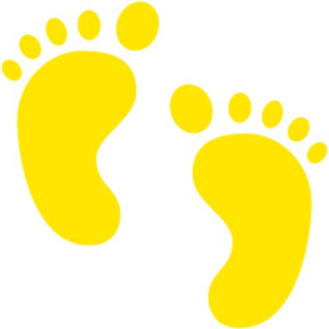 Download High Quality Baby Feet Clipart Yellow Transparent Png Images