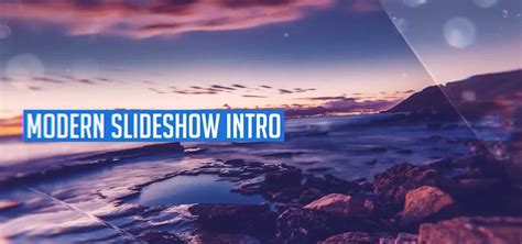 Modern Slideshow Intro After Effects Template Motion Array Free