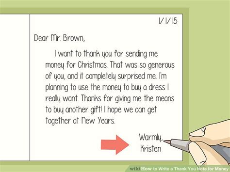 How To Write A Thank You Card For Graduation Money