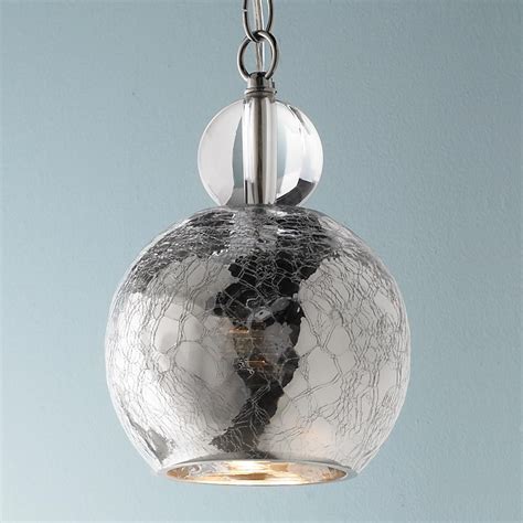 Crackle Glass Sphere Pendant Light Shades Of Light Sphere Pendant