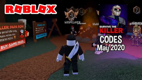Entering the codes is quite a simple process to do, firstly you will need to jump into a game of survive the killer. Roblox Codes For Rankings Survive The Killer May 2020 - YouTube