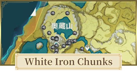 Genshin White Iron Chunk Location And How To Farm Genshin Impact