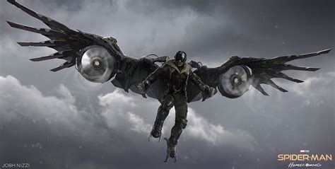 But a stark industries team swoops in and takes over. Vulture concept art Spider-Man Homecoming (6)