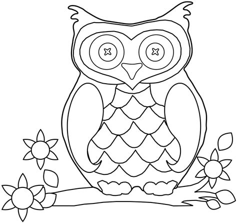 Cartoon Girl Owl Coloring Pages Coloring Pages For All Ages