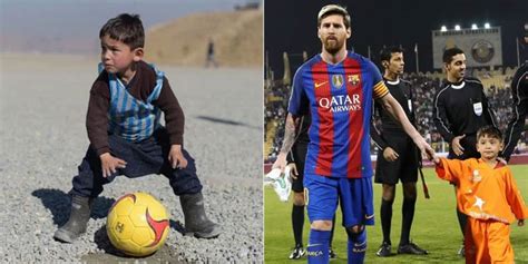 Lionel Messi Meets Biggest Fan Hot Clicks Sports Illustrated