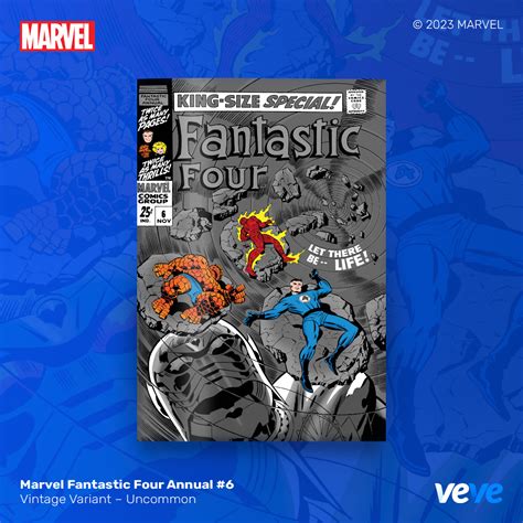 Marvel Digital Comics Fantastic Four Annual 6 Veve Digital