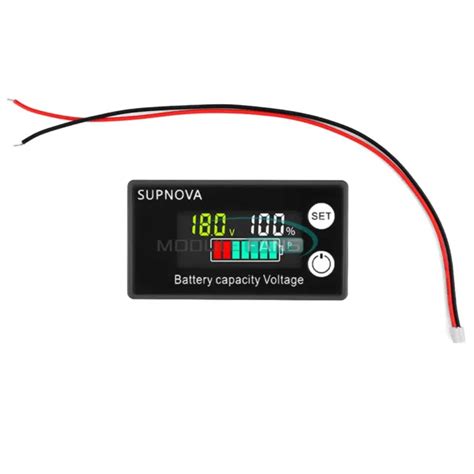 A Dc V Digital Voltmeter Lcd Lead Acid Li Ion Battery Capacity Indicator Picclick