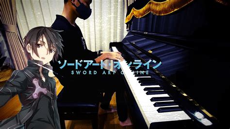 lisa crossing field sword art online opening 1 piano cover youtube