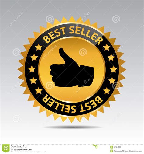 These little dots pop up over. Best Seller Badge stock vector. Illustration of guarantee ...