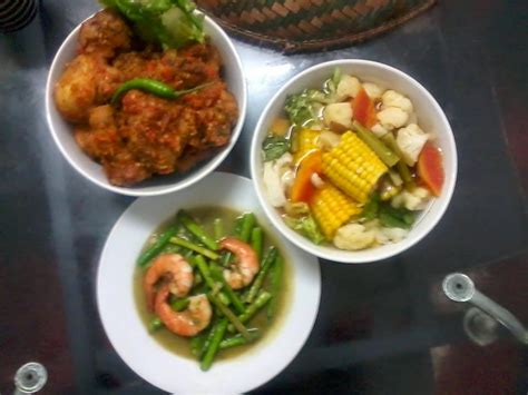 10 biji kacang panjang yang dipotong kurang lebih 5 cm. PATYSKITCHEN: SAYUR ASEM JAWA