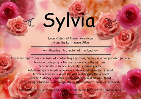 Sylvia Means Names With Meaning Meant To Be Names