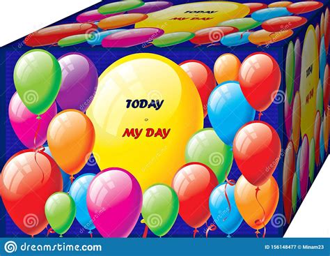 Today My Day Remember Yours Every Day Background 3d Illustration