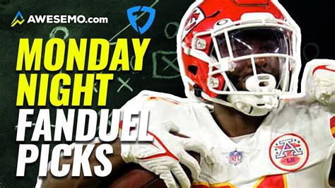 Fanduel Nfl Monday Night Football Week 8 Single Game Picks And Lineups