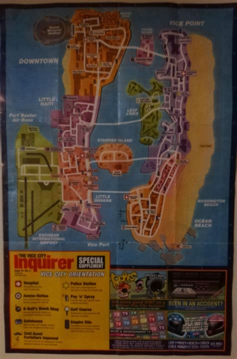Old Map From Gta Vice City Rgaming