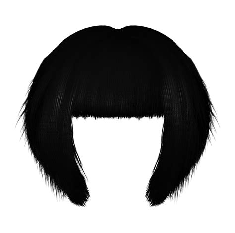 Bob Hair PNG Transparent Black by toshlyrastudios on DeviantArt png image