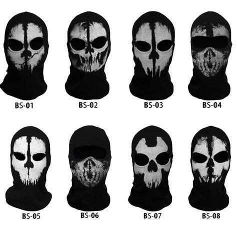 Cod Call Of Duty Ghost Recon Full Ski Face Mask Balaclava Snowboard
