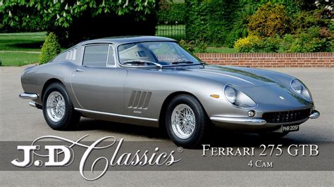 1969 chevy camaro 427 copo 9561 Ferrari 275 GTB 4 Cam - J.D Classics - YouTube