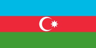 Flag used between 1918 and 1920 (slightly different) and readopted 5 february 1991, coat of arms adopted 27 february 1993. Azerbaijan Flag Colors » Country Flags » SchemeColor.com