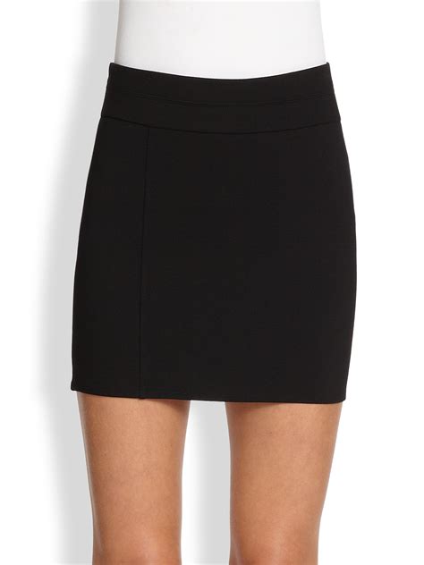 Move effortlessly from the gym to the streets in the rvca sports collection for men and women, featuring premium athletic shorts, leggings, tees and sports hoodies to keep it fresh while helping you reach peak performance. Helmut Lang Ponte Knit Mini Skirt in Black - Lyst