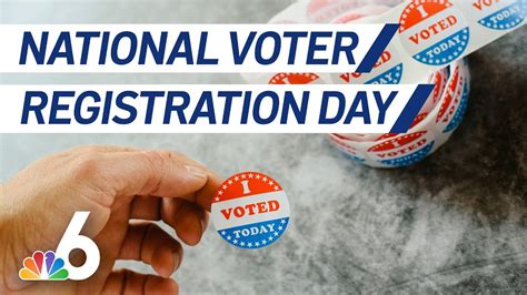 National Voter Registration Day Encourages Those Eligible To Register