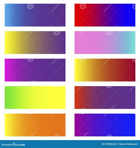 Color Palette Rectangles In Flat Style Flat Design Vector Seamless