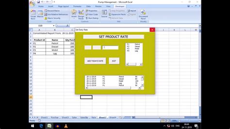 How To Create A Menu In Excel Vba Youtube