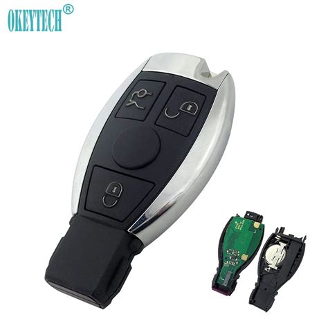 Okeytech For Mercedes Benz Year 2000 3 Button Remote Car Key 433mhz