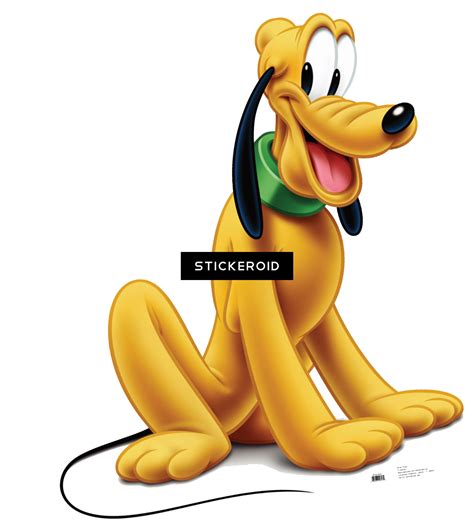 Disney Pluto Duduk Kualitas Hd Png Png Play