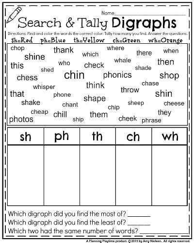 Teach Child How To Read Free Printable Phonics Worksheet For First Grade