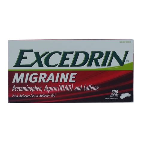 Excedrin Migraine Caplets 300 Count
