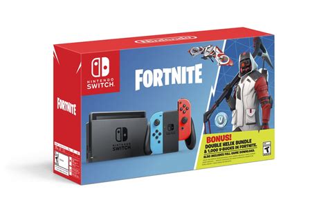 • sleek strike back bling with additional two styles; Nintendo Switch Fortnite bundle With 1000 V-Buck and ...