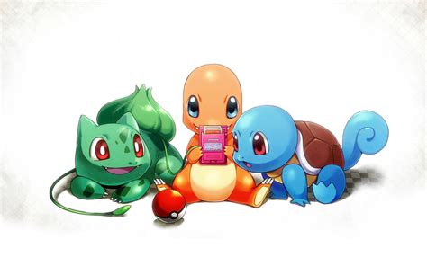 Bulbasaur Charmander Y Squirtle Anime