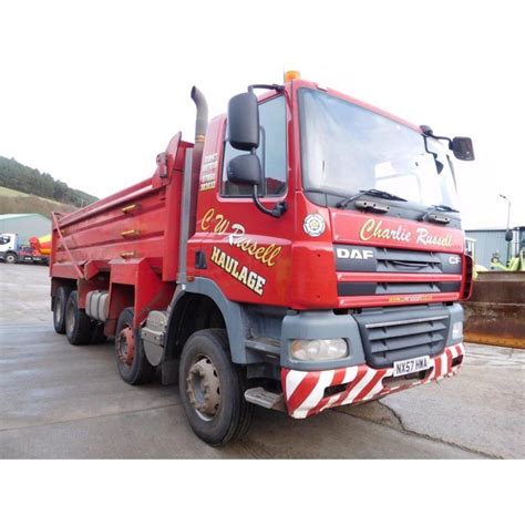 Daf Cf85 360 8x4 Steel Tipper 2008 Manual Gearbox Commercial Vehicles