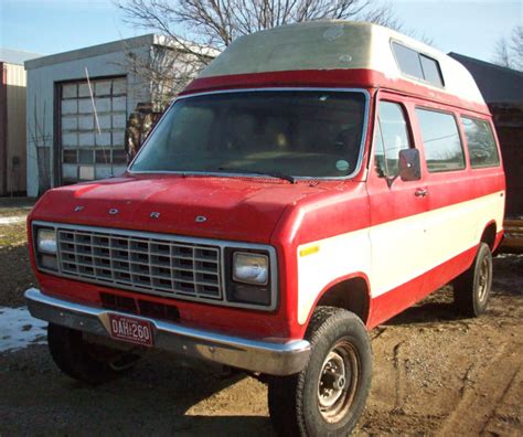 For sale is a 4x4 triton v10 1 ton custom van. 1982 FORD 4X4 PATHFINDER CONVERSION VAN E-250 CAMPER TOP ...