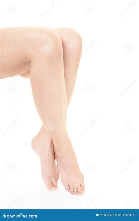 Close Up Of Woman S Legs Stock Photo Image Of Foot 116302000