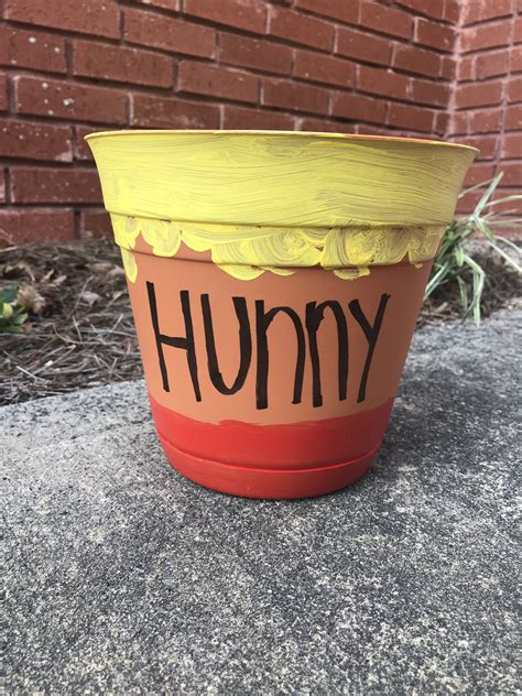 Winnie The Pooh Hunny Pot Winnie The Pooh Pot Planter Pots