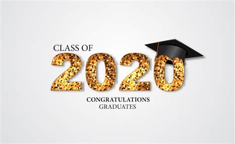 Premium Vector Graduation Party Illustration For Class Of 2020